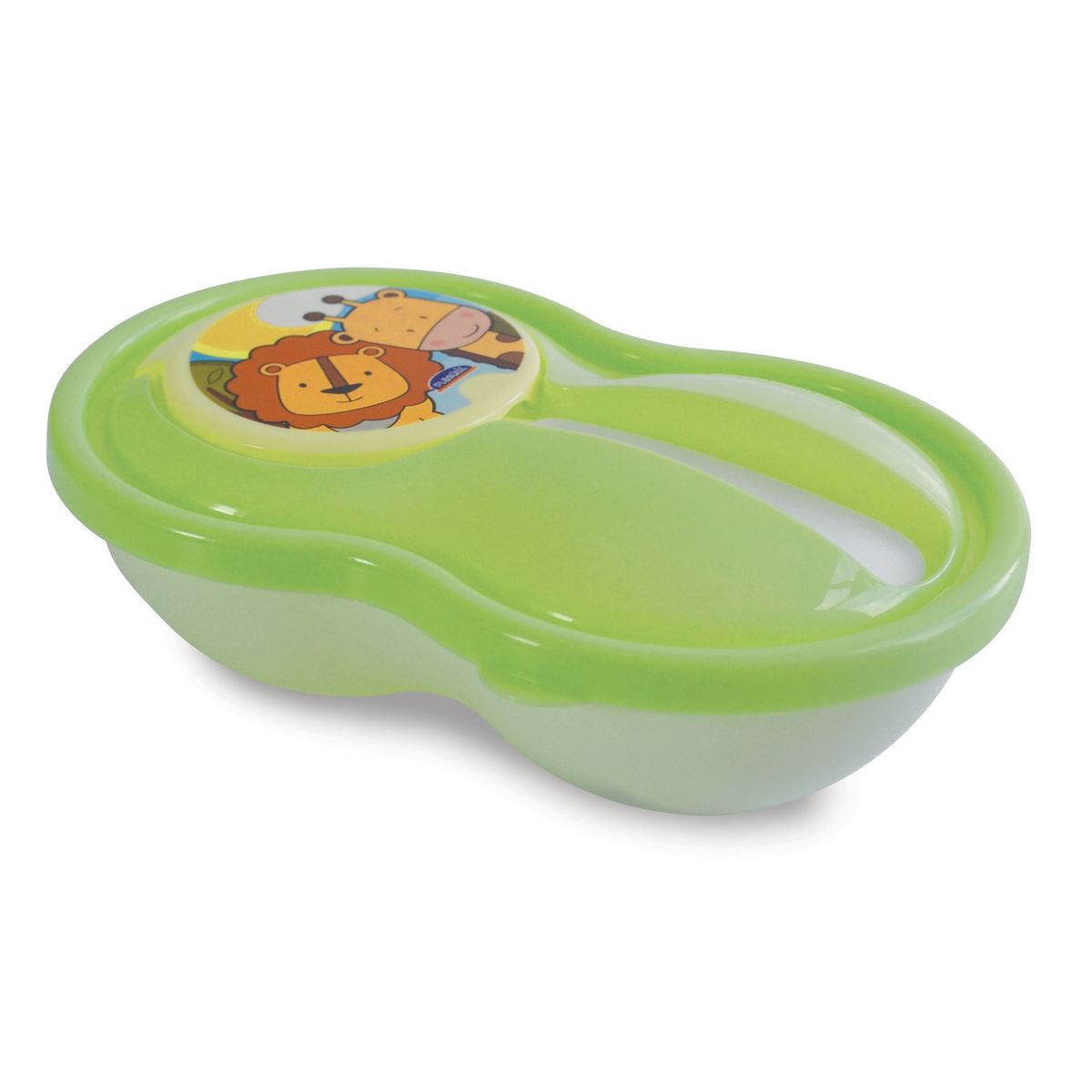 Pote Papinha Colher Os Filhotes, Verde, marca Plasútil - Foto Principal