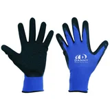 Luva Nylon Algodão/Latex Tamanho G 10 Pares, Azul