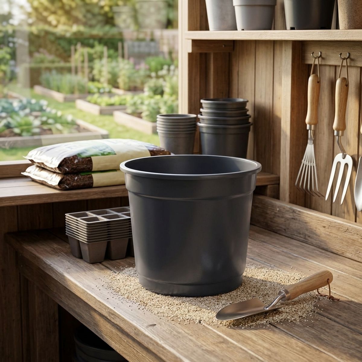 Vaso Comum Redondo Nº6 Preto, marca Nutriplast - Foto 2