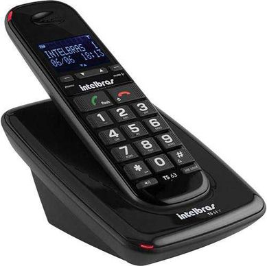 Telefone sem Fio Ts63V, Preto