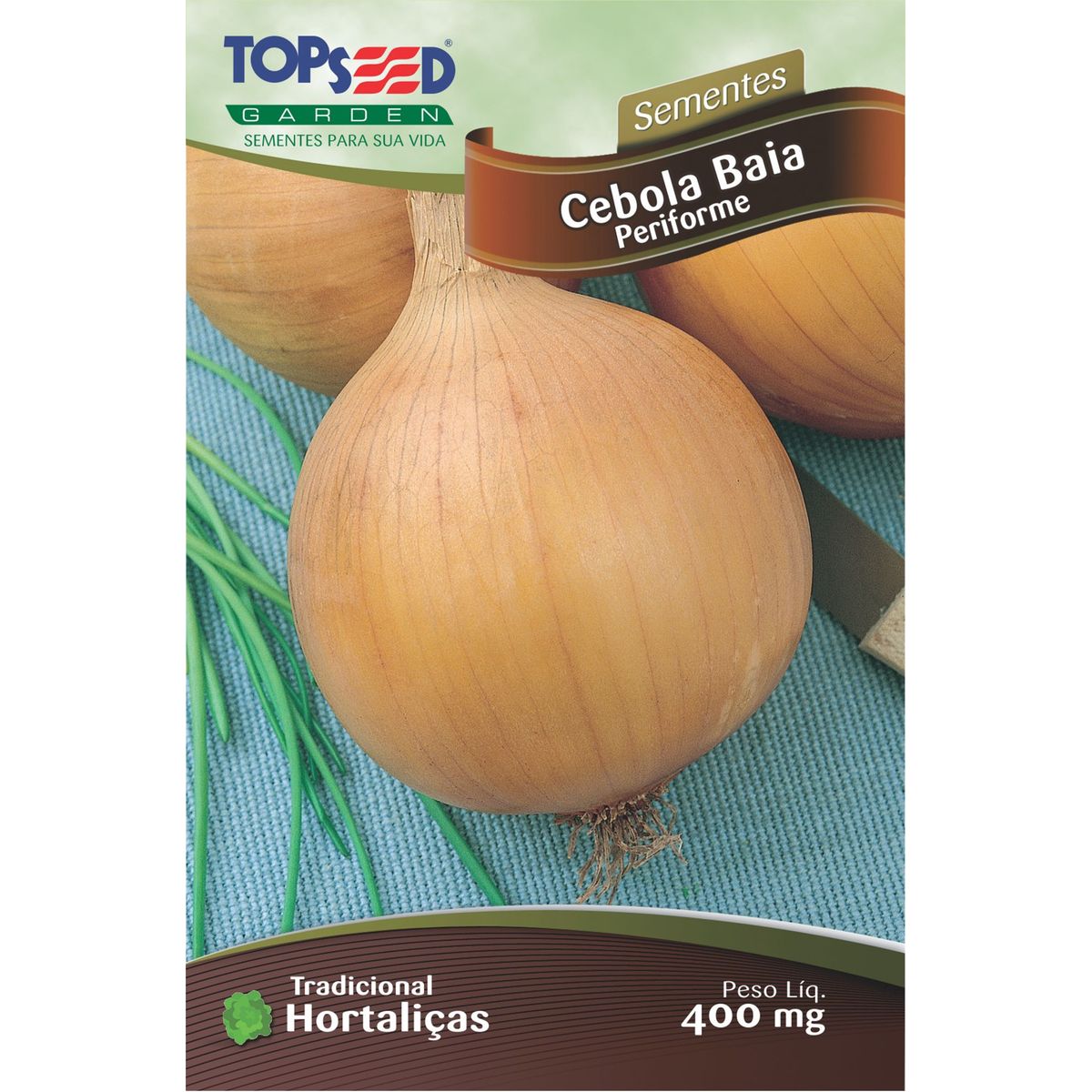 Semente Horta Cebola Baia Perifor, marca Topseed Garden - Foto Principal