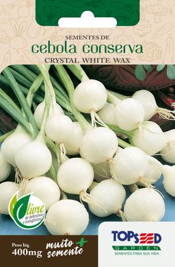 Semente Horta Cebola Crystal Conser