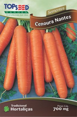Semente Horta Cenoura Nantes