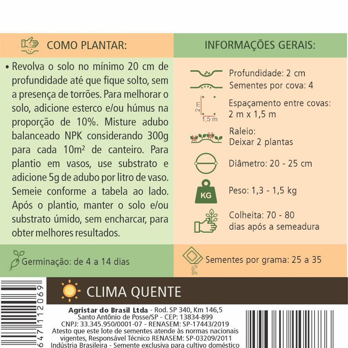 Semente Horta Melão Amarelo Ouro, marca Topseed Garden - Foto 2