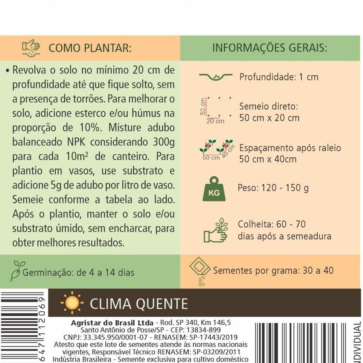 Semente Horta Pepino Beit Alpha, marca Topseed Garden - Foto 2