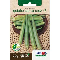 Semente Horta Quiabo Santa Cruz