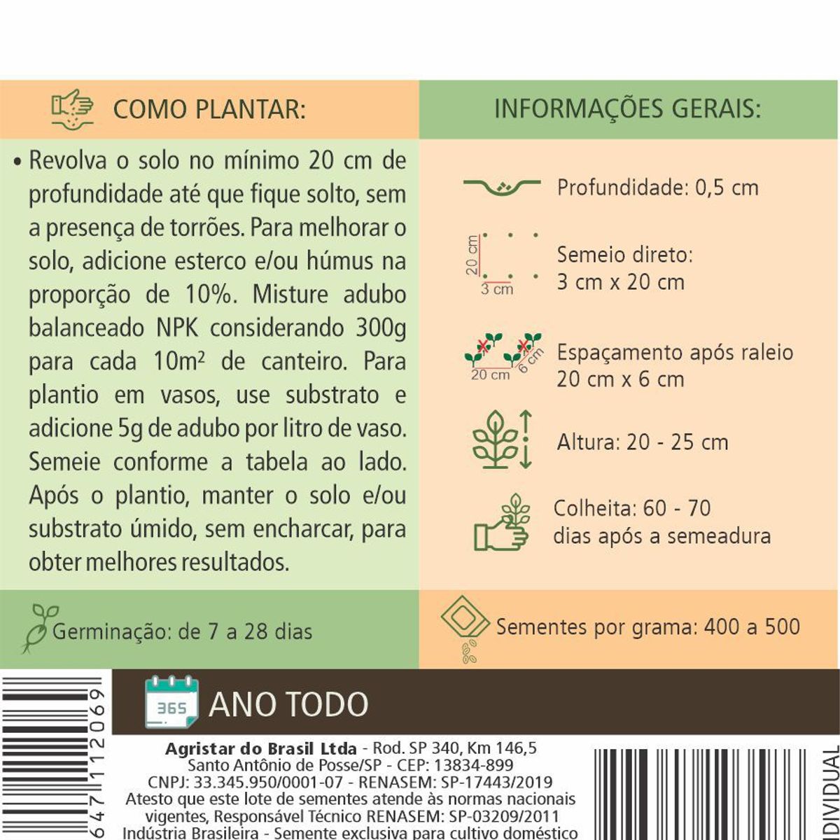 Semente Horta Salsa Graúda Portuguesa, marca Topseed Garden - Foto 2