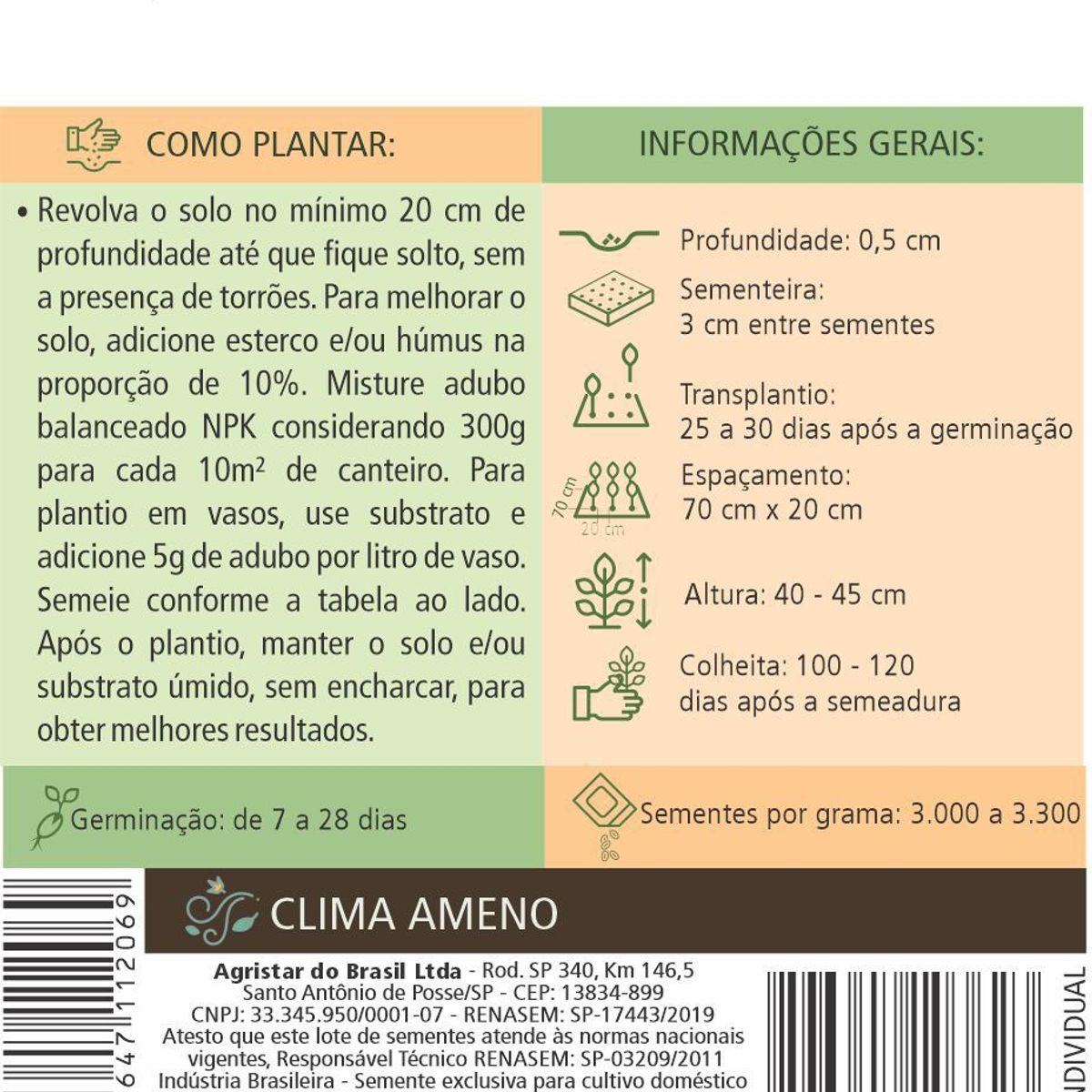 Semente Horta Salsão/Aipo Tall Utah, marca Topseed Garden - Foto 2