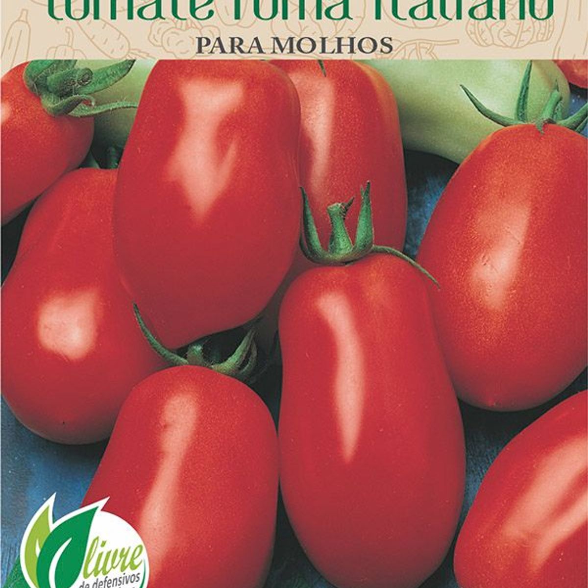 Semente Horta Tomate Italiano Molho, marca Topseed Garden - Foto Principal