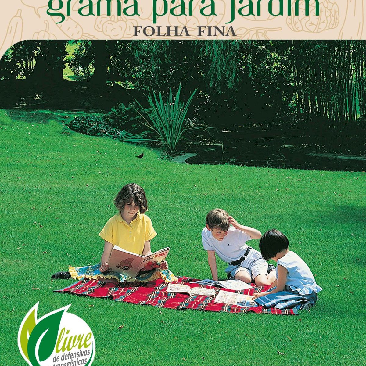 Semente Horta Grama Jardim Folha Fina, marca Topseed Garden - Foto Principal
