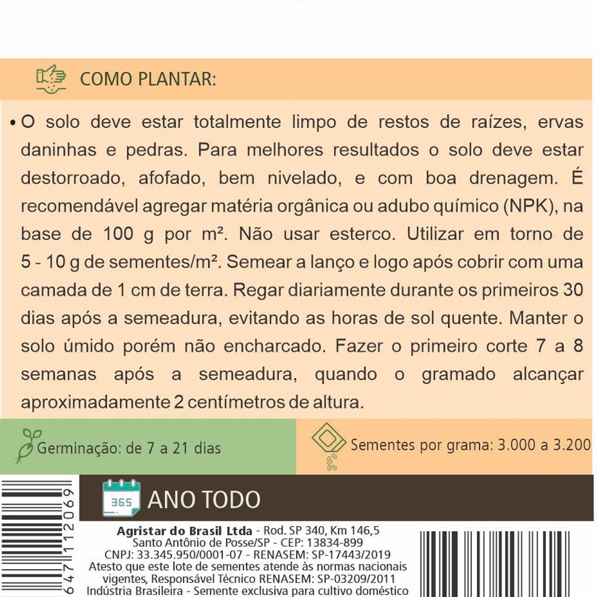 Semente Horta Grama Jardim Folha Fina, marca Topseed Garden - Foto 2