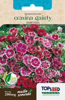 Semente Flor Cravina Gaiety Sortida