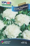 Semente Flor Cravo Chabaud, Branco