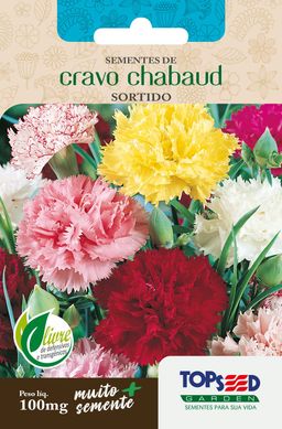 Semente Flor Cravo Chabaud, Sortido