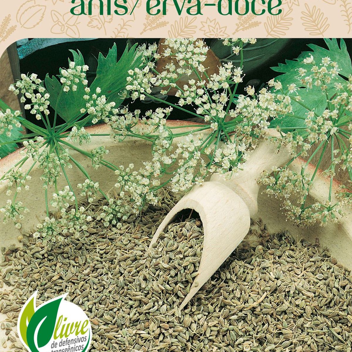 Semente Erva Anis/Erva-Doce, marca Topseed Garden - Foto Principal