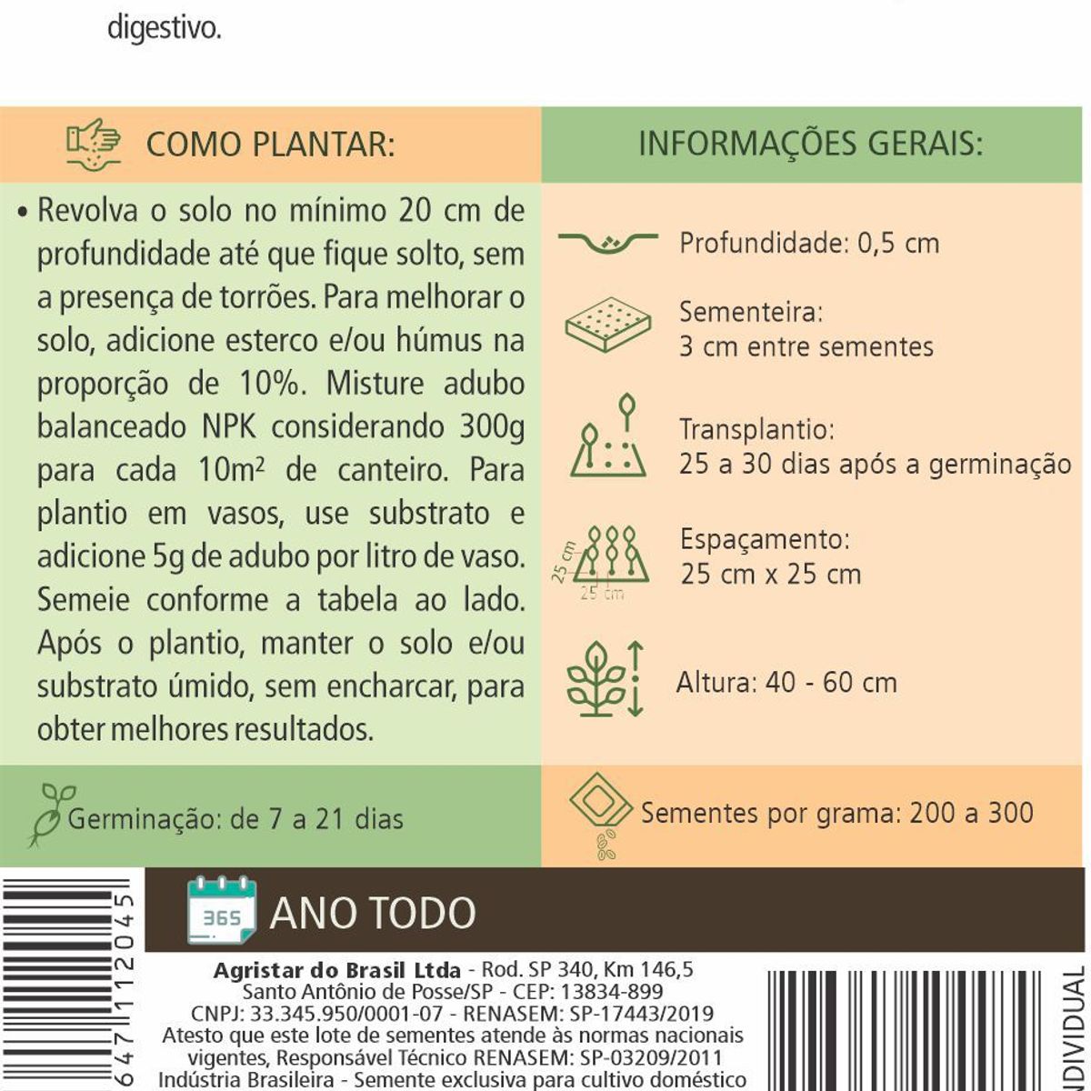 Semente Erva Anis/Erva-Doce, marca Topseed Garden - Foto 2