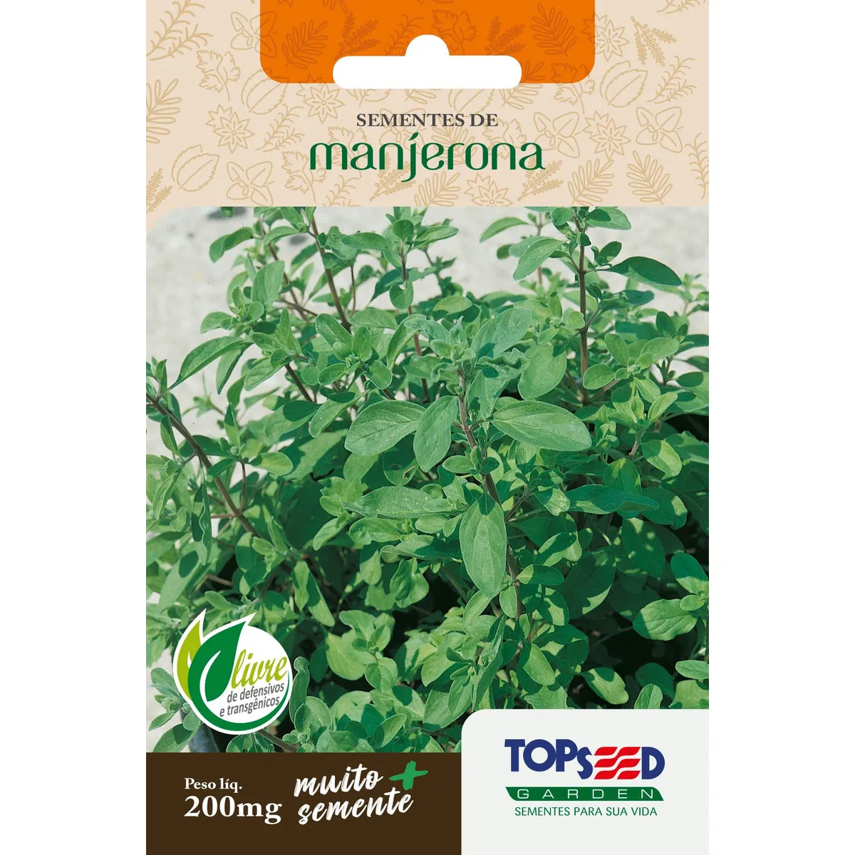 Semente Erva Manjerona, marca Topseed Garden - Foto Principal