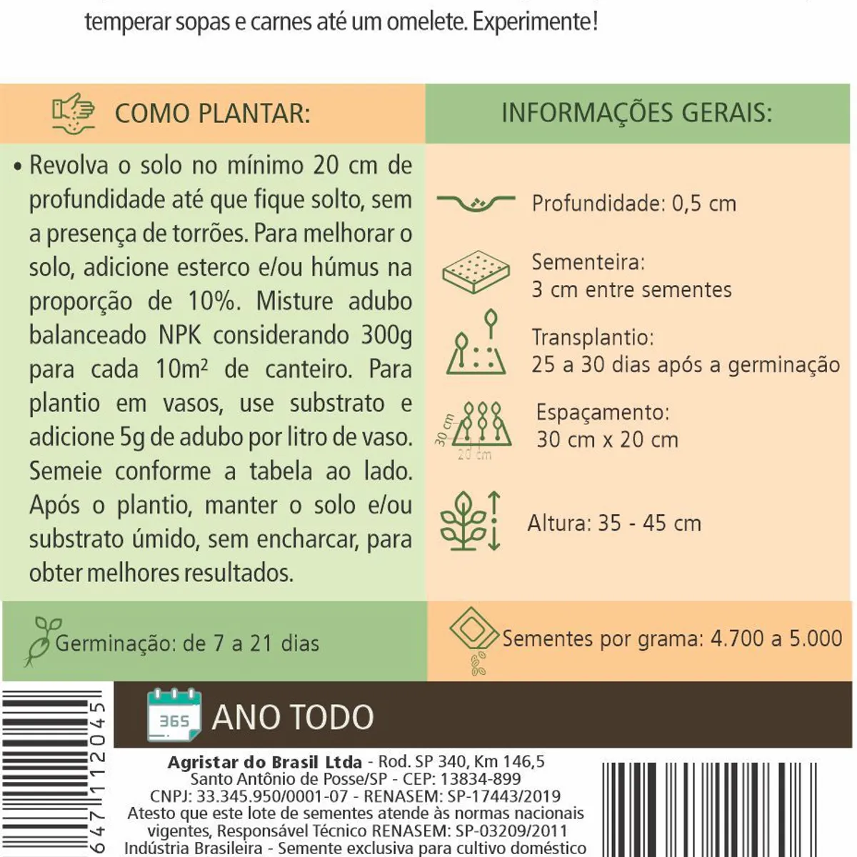 Semente Erva Manjerona, marca Topseed Garden - Foto 2