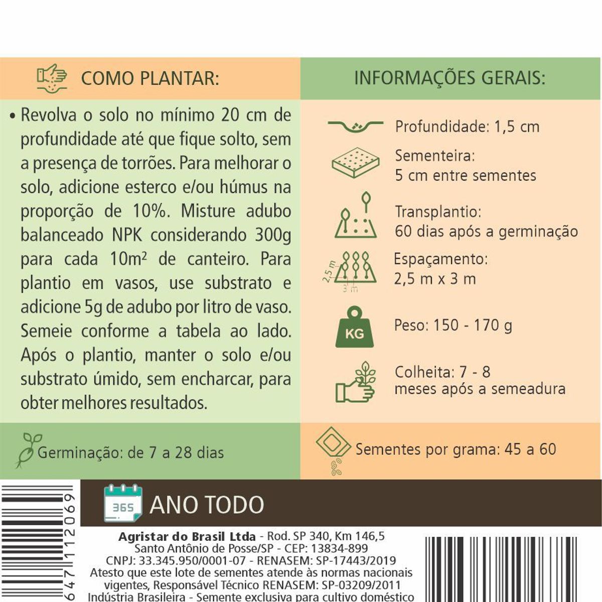 Semente Horta Maracujá Redondo, Amarelo, marca Topseed Garden - Foto 2