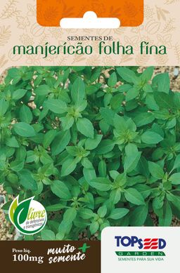 Semente Erva Manjerico Folha Fina