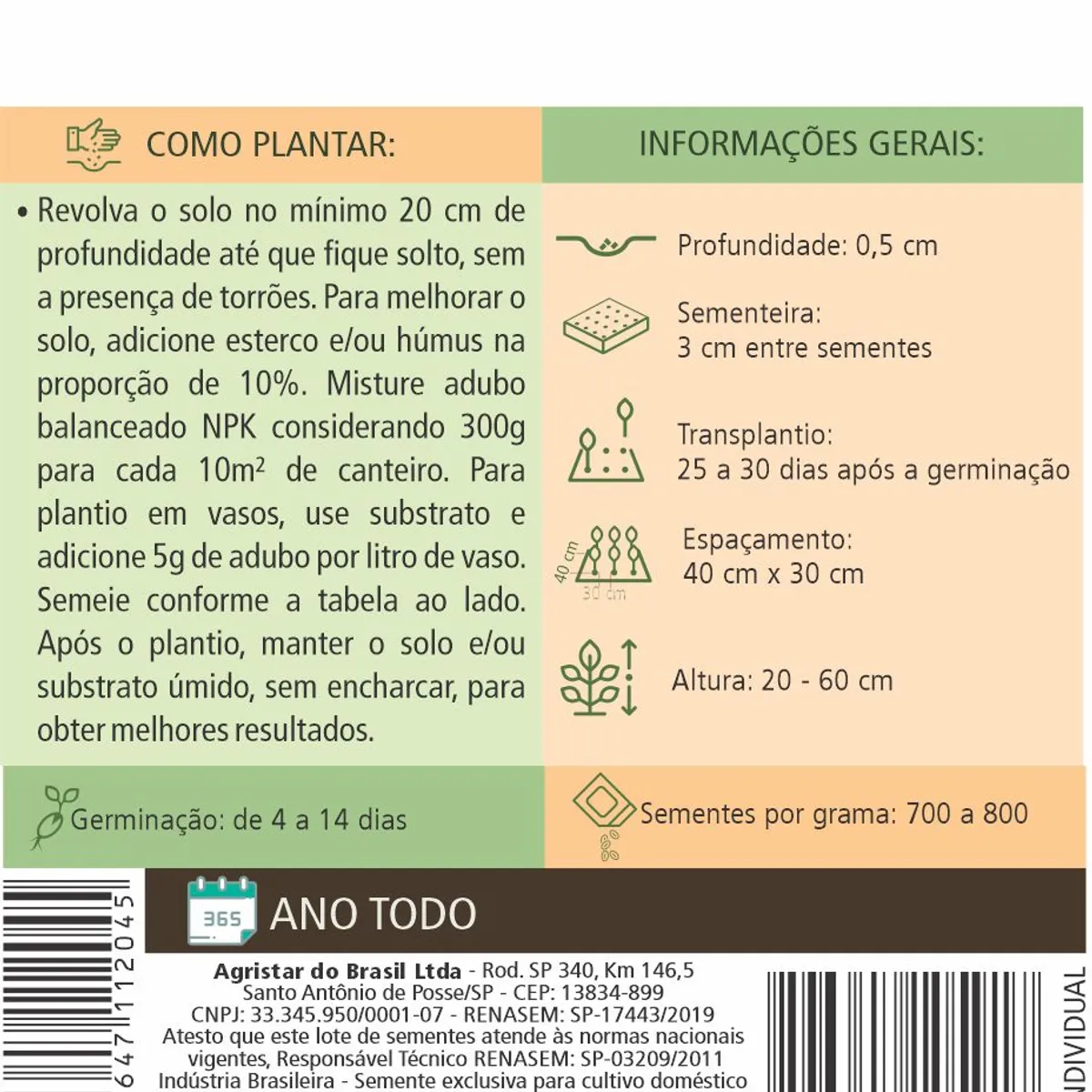 Semente Erva Manjericão Folha Fina, marca Topseed Garden - Foto 2