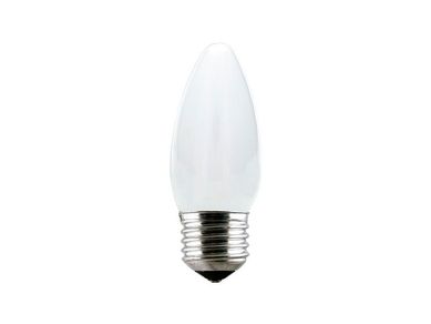 Lmpada Incandescente Vela 40W 127V E27 Leitosa Branco Taschibra