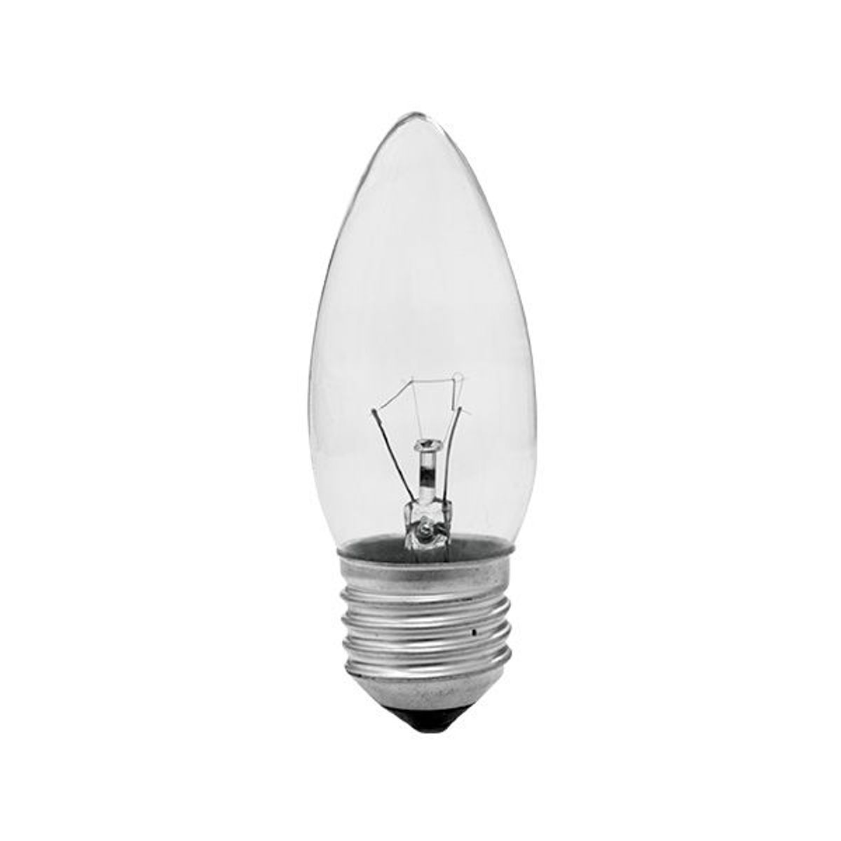 Lâmpada Incandescente Vela E27 Luz Branca 40W 220V Taschibra, marca Taschibra - Foto Principal
