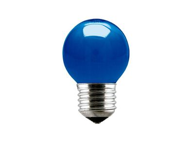 Lmpada Incandescente Bolinha Azul 15W 220V  