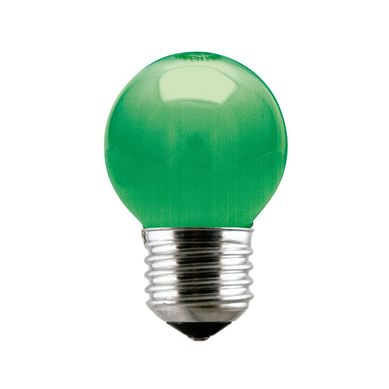 Lmpada Incandescente Bolinha Verde 15W 220V  