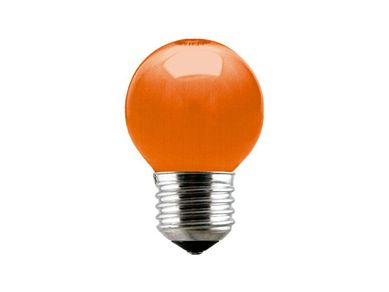 Lmpada Incandescente Bolinha Laranja 15W 127V Taschibra  