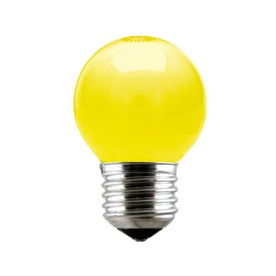 Lmpada Incandescente Bolinha Luz Amarela 15W 220V  