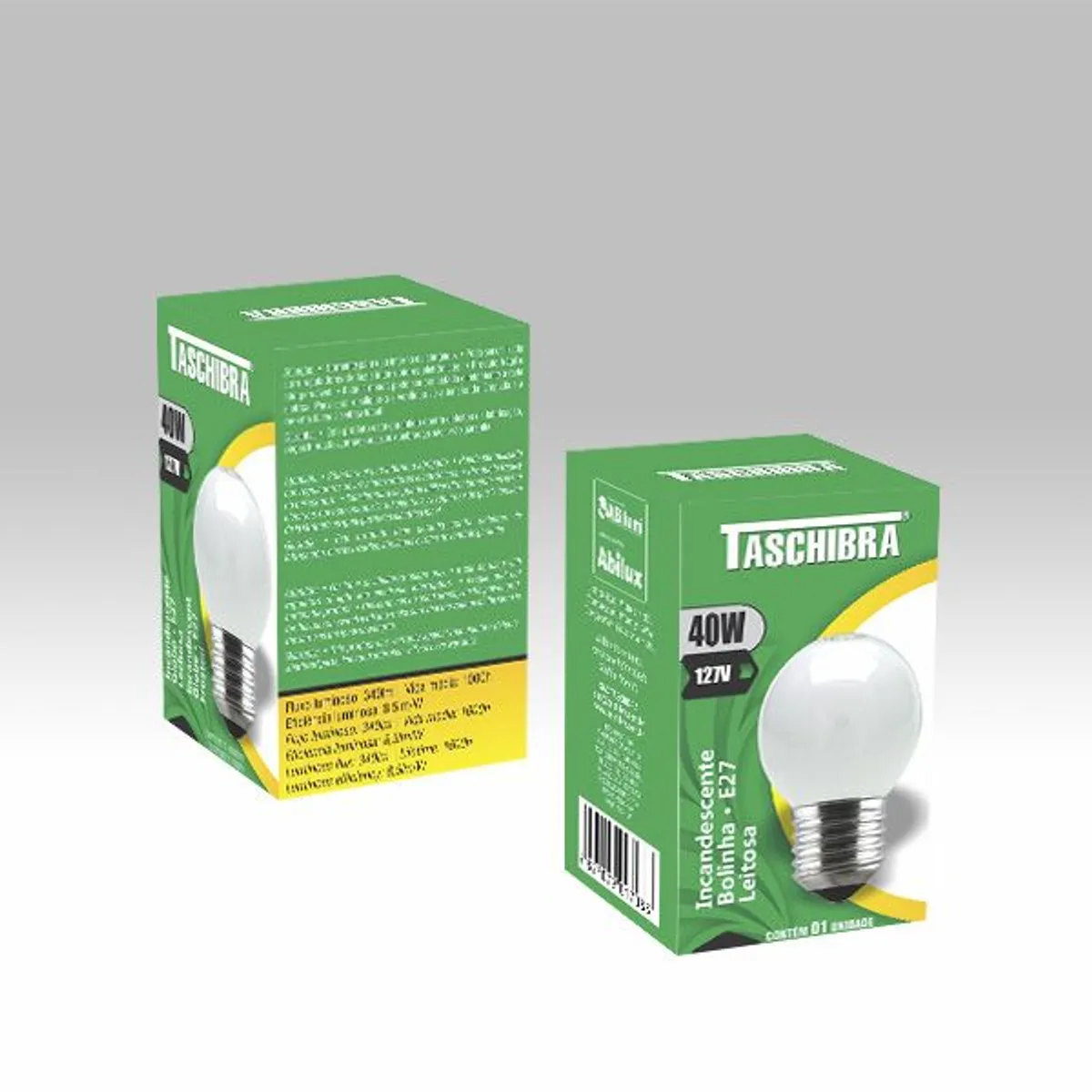 Lâmpada Halógena Bolinha 40W 127V Taschibra, marca Taschibra - Foto 2
