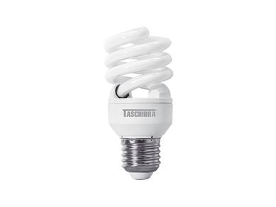 Lmpada Fluorescente Espiral Luz Branca 15W 127V Taschibra  