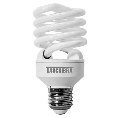 Lmpada Fluorescente Full Espiral Luz Amarela 25W 127V Taschibra