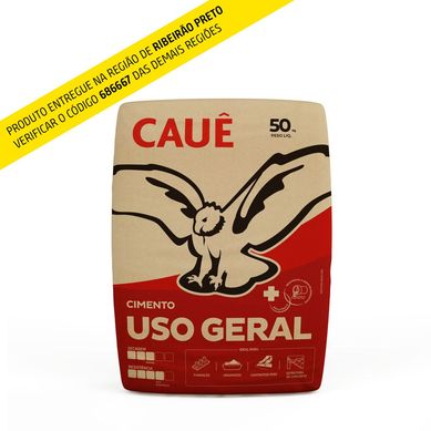 Cimento Cinza Uso Geral 50 KG Cau 