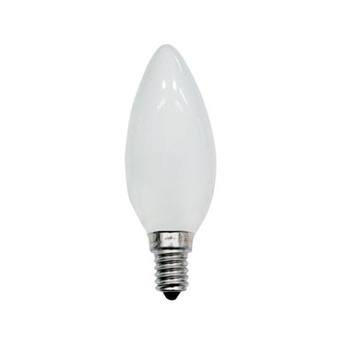 Lmpada Incandescente Vela E14 Luz Branca Leitosa 25W 220V  