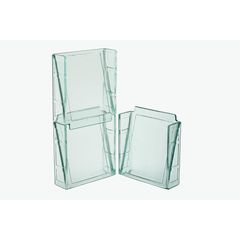 Veneziana de Vidro Cristal 20x20x06cm Incolor