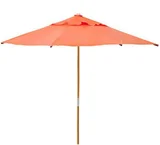 Ombrelone Laranja 2,4m Redondo para Área Externa