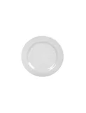 Prato Sobremesa Melamine, Branco, 18cm