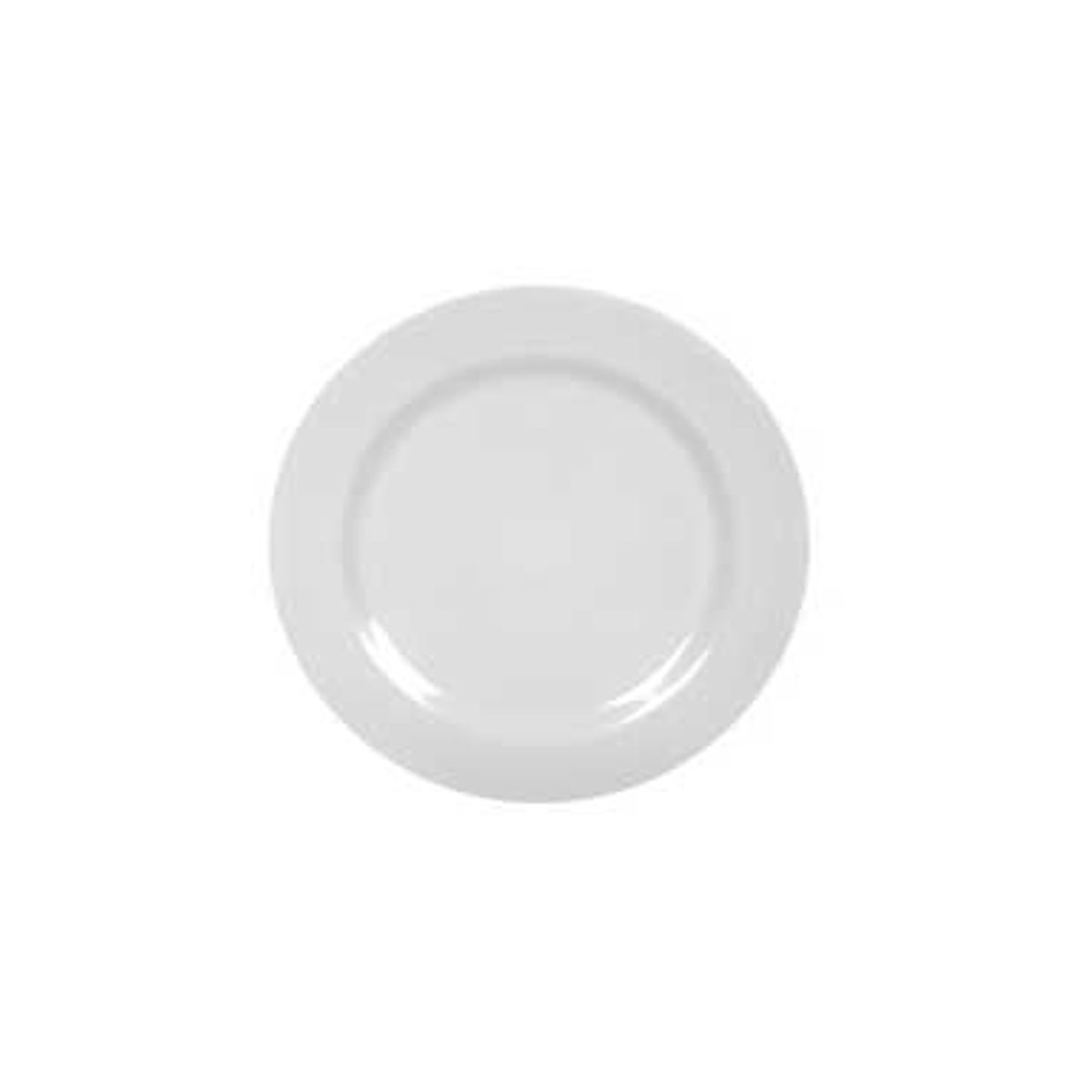 Prato Sobremesa Melamine, Branco, 18cm, marca Yazi - Foto Principal