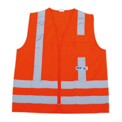 Colete 1 Bolso Refletivo Tamanho M, Laranja