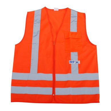 Colete 1 Bolso Refletivo Tamanho XG, Laranja
