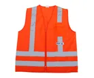 Colete 1 Bolso Refletivo Tamanho XG, Laranja