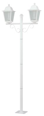 Poste Soberana para Jardim 2,1x71x21cm Polipropileno Branco Dital