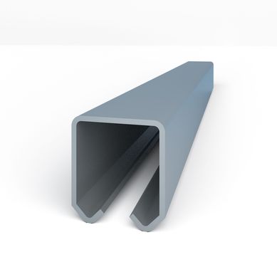 Trilho U30 Ao Galvanizado, Cinza, 3M