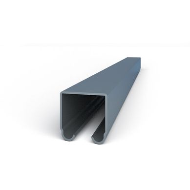 Trilho U100 Ao Galvanizado, Cinza, 3M