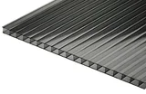 Telha de Policarbonato Alveolar, Fume, 300x105x0,4cm