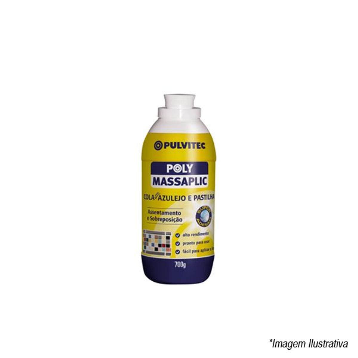 Cola Azulejo Massaplic Fa 020, 700g, marca Pulvitec - Foto 2