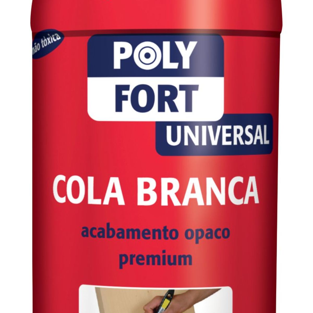 Polyfort Cola Branca Universal 1Kg, marca Pulvitec - Foto Principal