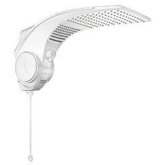 Chuveiro Elétrico 220V 7500W Duo Shower Quadra Eletrônica Branco